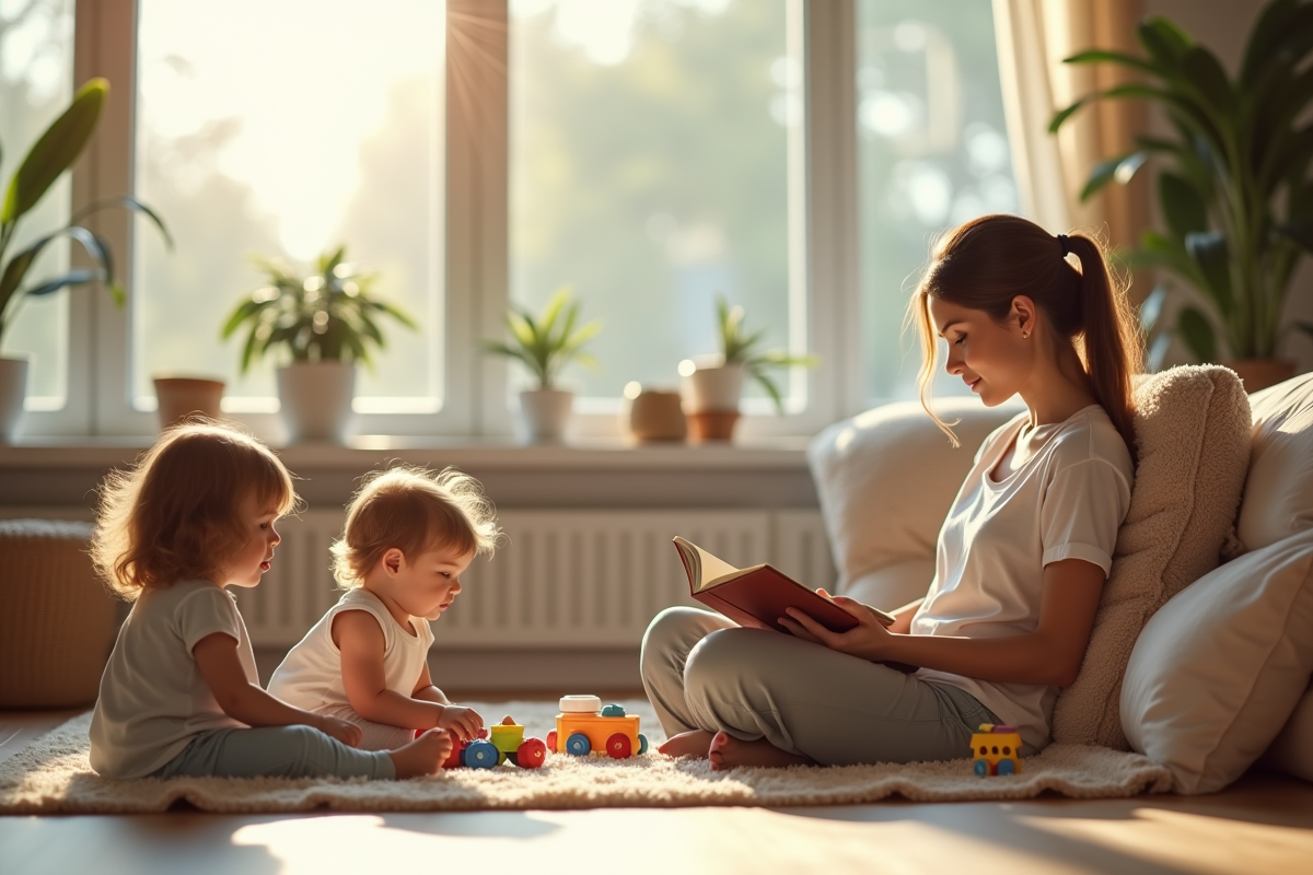 Stratégies efficaces pour se reposer avec des enfants à la maison