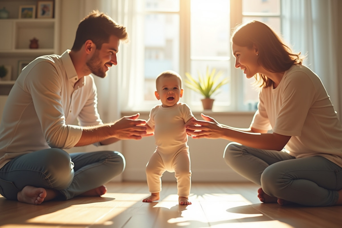 Impacts de la marche précoce chez les bébés : bienfaits et risques potentiels