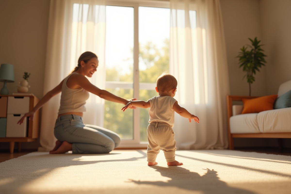 Signification du début précoce de la marche chez les bébés
